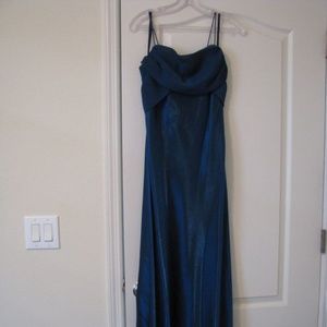 Teal / Turquoise Dress Gown - Size 12